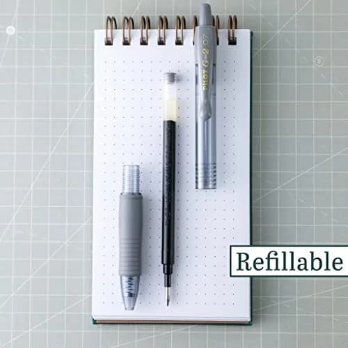 PILOT G2 Retractable Gel Pens, 0.7mm Fine Point, Gray Ink, 12-Pack | Smooth Writing for Office & Students thumbnail 2
