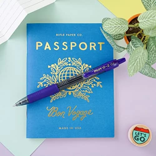 PILOT G2 Premium Gel Roller Pens, Iris Blue Ink, Fine Point 0.7mm, Pack of 12 | Longest Writing Gel Ink Pen thumbnail 4