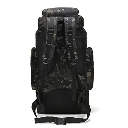 W WINTMING 70L Hiking Backpack for Men | Water-Resistant 900D Oxford Tactical Rucksack with Molle System thumbnail 7