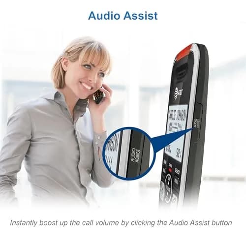 AT&T BL102 DECT 6.0 Cordless Phone with Answering Machine & Call Blocking | 1 Handset thumbnail 6