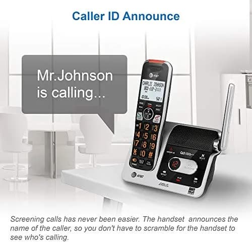 AT&T BL102 DECT 6.0 Cordless Phone with Answering Machine & Call Blocking | 1 Handset thumbnail 8