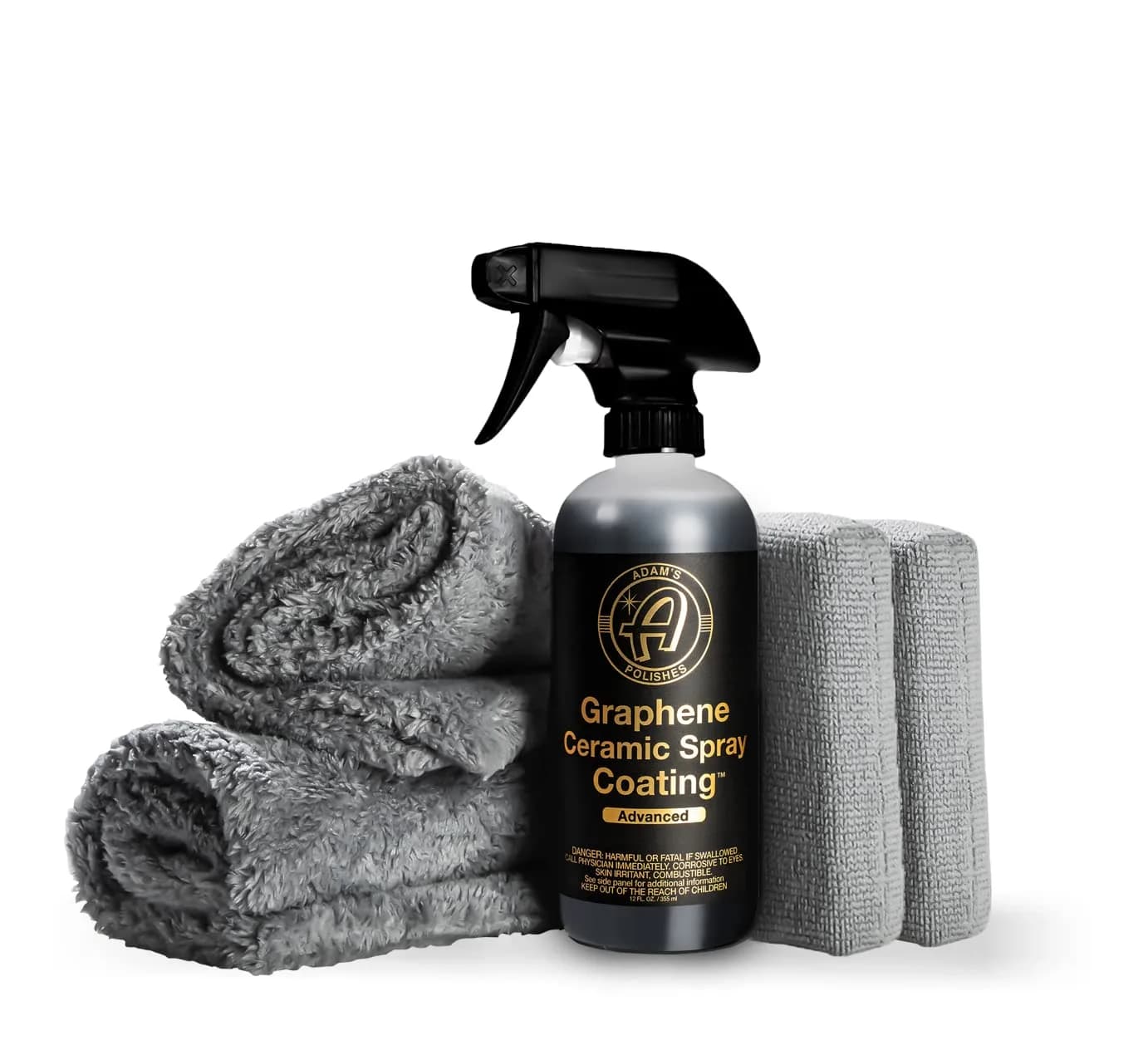 Adam's Advanced Graphene Ceramic Spray Coating Kit 355ml (12 Fl Oz) | 18+ Month Extreme Gloss & Protection - main product image