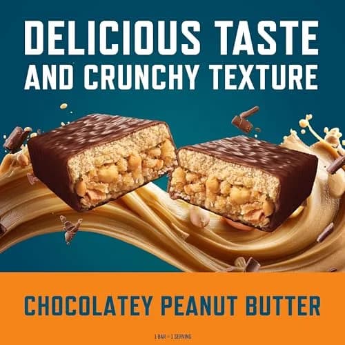 CLIF BUILDERS Protein Bars Chocolatey Peanut Butter 12 ct (28.8 oz / 816 g) | High Protein Post-Workout Fuel thumbnail 5
