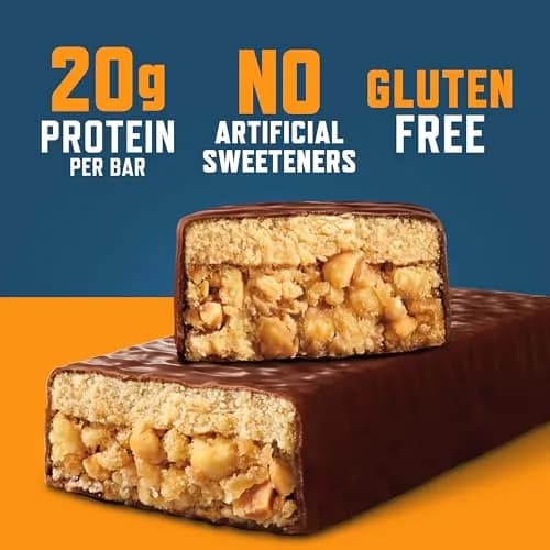 CLIF BUILDERS Protein Bars Chocolatey Peanut Butter 12 ct (28.8 oz / 816 g) | High Protein Post-Workout Fuel thumbnail 6