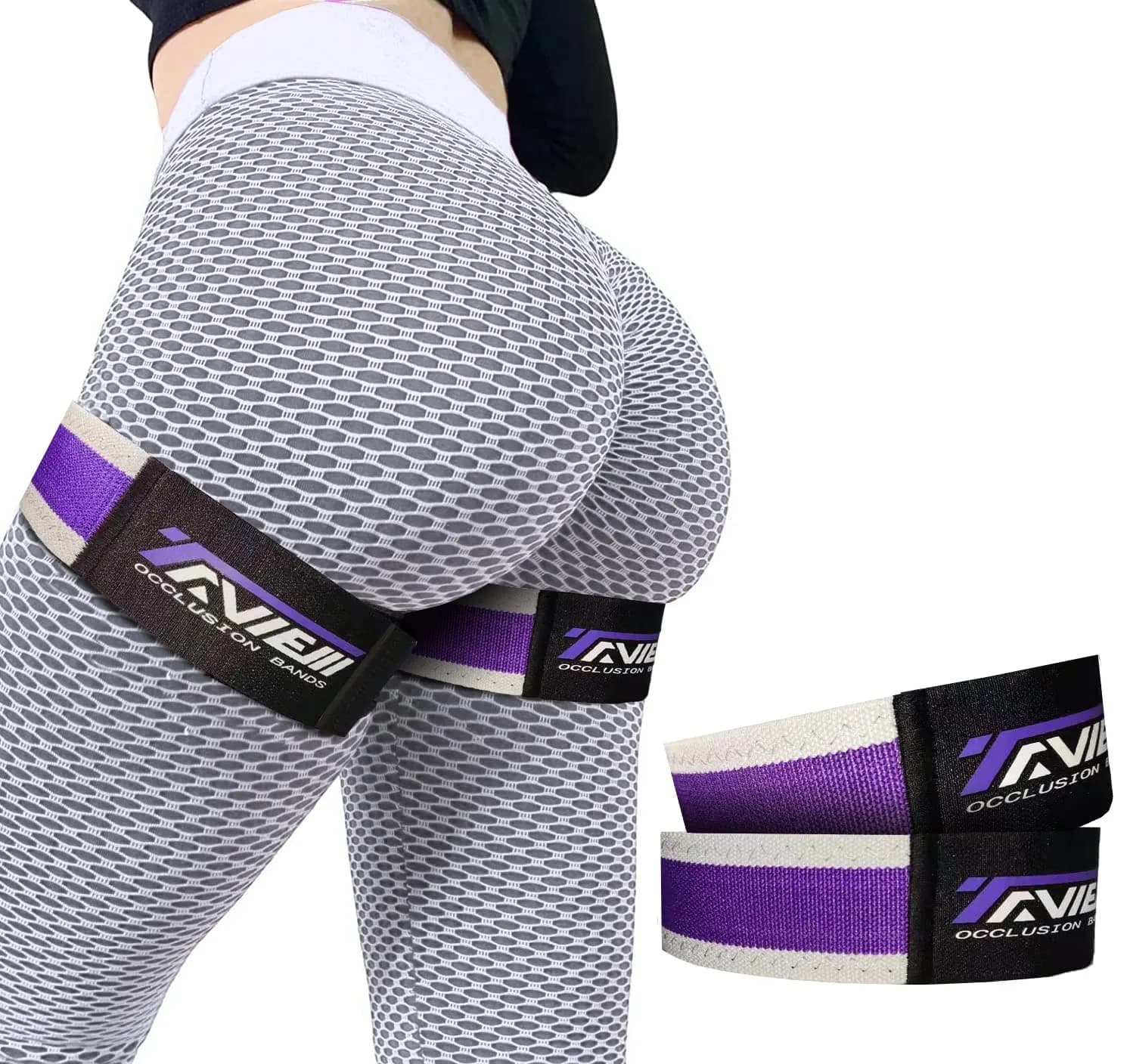 TAVIEW Occlusion Bands for Women Glutes & Hip Building | Blood Flow Restriction Bands for Muscle Growth