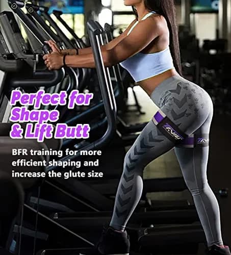 TAVIEW Occlusion Bands for Women Glutes & Hip Building | Blood Flow Restriction Bands for Muscle Growth thumbnail 3