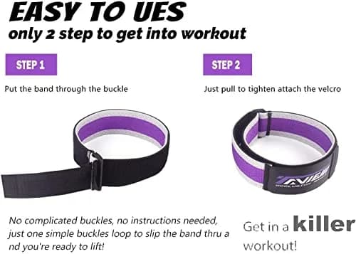 TAVIEW Occlusion Bands for Women Glutes & Hip Building | Blood Flow Restriction Bands for Muscle Growth thumbnail 6