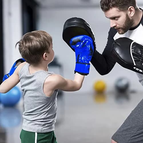 Grosee Kids Boxing Glove 8 oz | Durable PU Leather & Cotton, Youth Sparring Gloves for Punching Bag & Kickboxing thumbnail 6