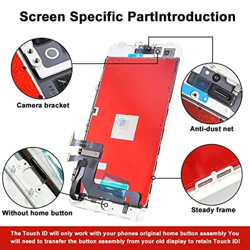 EFAITHFIX White iPhone 8 Plus Screen Replacement 13.97 cm (5.5 Inch) | High Resolution Display thumbnail 2