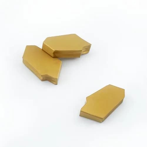 CDBP GTN-3 (SP300) Carbide Inserts 3.0mm | CNC Steel Grooving Parting Tool Yellow Coating thumbnail 2