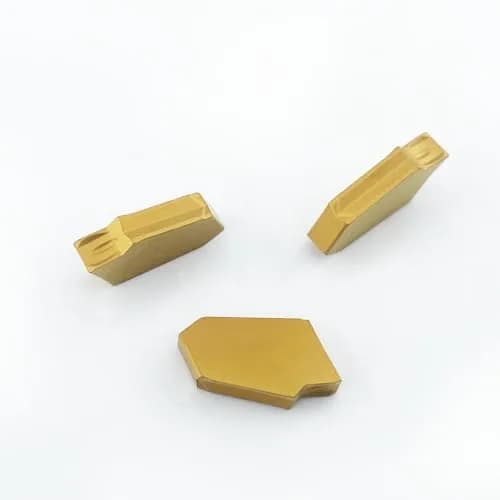 CDBP GTN-3 (SP300) Carbide Inserts 3.0mm | CNC Steel Grooving Parting Tool Yellow Coating thumbnail 3