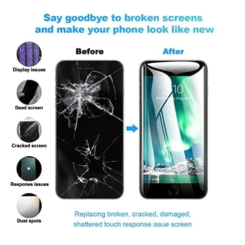 EFAITHFIX Black LCD Screen Replacement for iPhone 7 Plus 5.5 Inch Frame Assembly with Tools Kit | Incell Display thumbnail 4