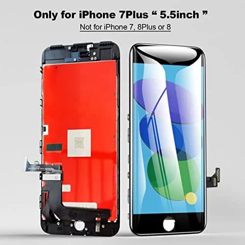 EFAITHFIX Black LCD Screen Replacement for iPhone 7 Plus 5.5 Inch Frame Assembly with Tools Kit | Incell Display thumbnail 3