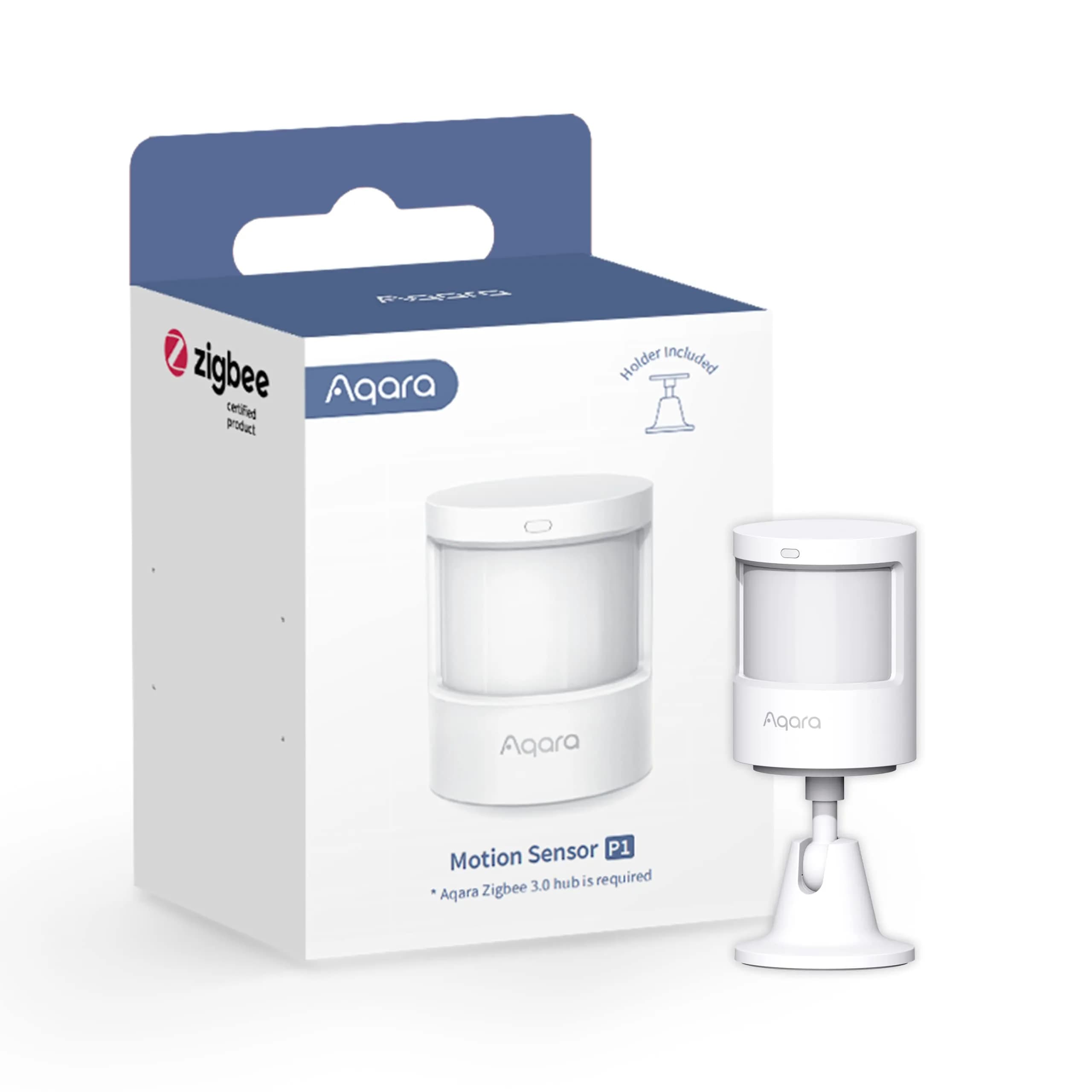 Aqara Zigbee 3.0 Motion Sensor P1 1 Pack | 5-Year Battery, 170° View, Configurable Timeout