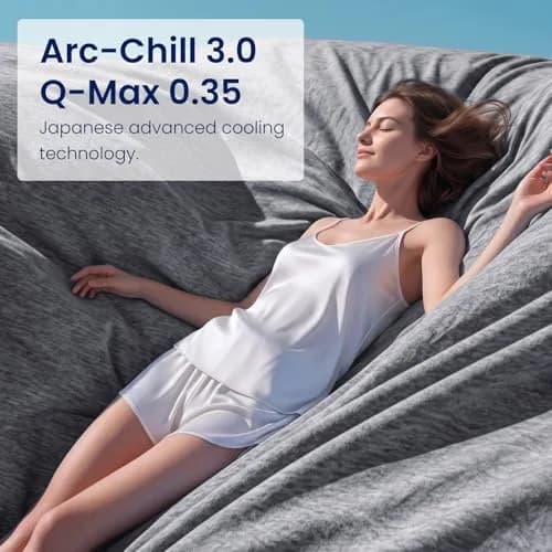 Topcee Cooling Blanket King Size 228.6x274.3 cm (90"x108") | Breathable Fabric for Hot Sleepers thumbnail 7