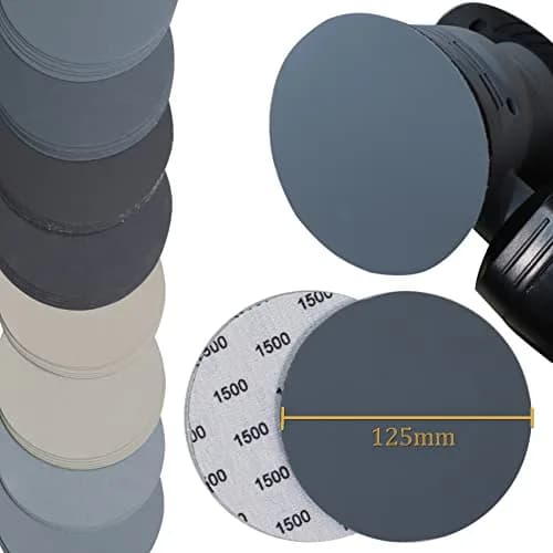 Aewio 5 Inch No Hole Sanding Discs 40PCS - 800 to 5000 Grit | Wet Dry Silicon Carbide for Orbital Sanders thumbnail 3