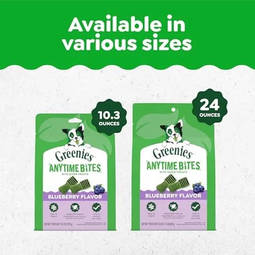 Greenies Dog Treats, Blueberry Flavor, 1.5 Pound | Chewy, Natural, 13 Calories thumbnail 6