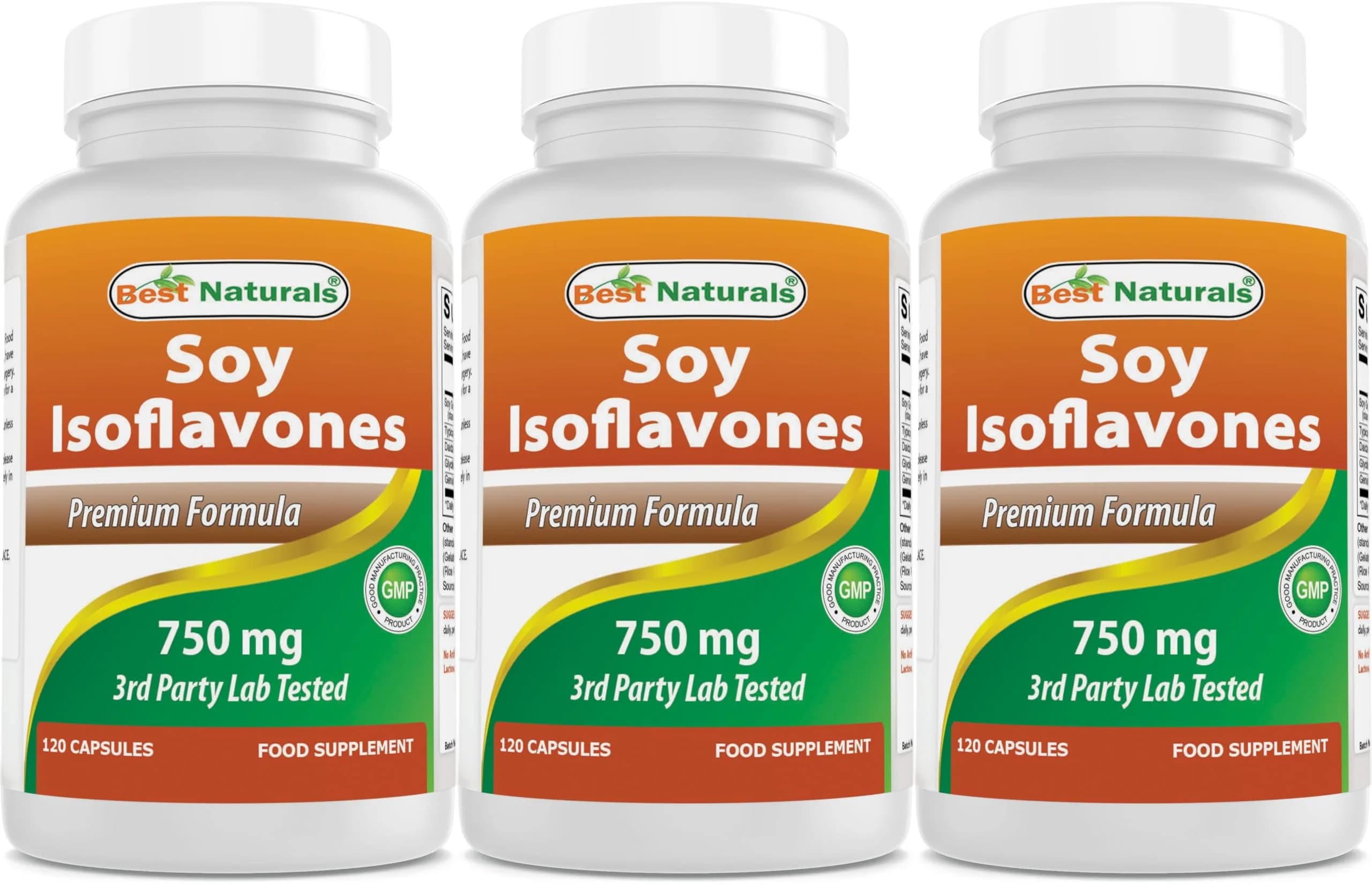 Best Naturals Soy Isoflavones 750 mg | Unflavoured Capsules for Menopause & Hormonal Balance