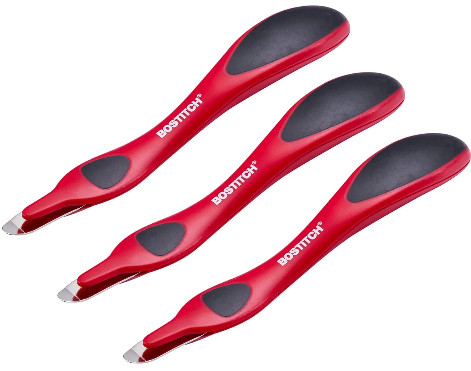 Bostitch Office Professional Magnetic Easy Staple Remover Tool 3 Pack Red Colored Staple Puller Stick | Stapler Remover - main product image