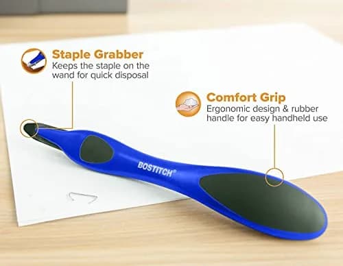 Bostitch Office Professional Easy Staple Remover 3-Pack | Magnetic Tip, Push-Style Mechanism thumbnail 3