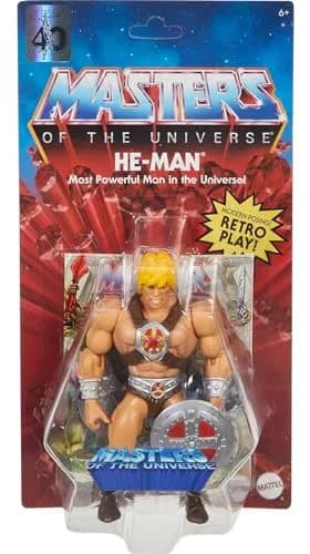 Masters of the Universe Origins He-Man Action Figure 14cm (5.5 Inch) | 16 Moveable Joints for Dynamic Posing thumbnail 2