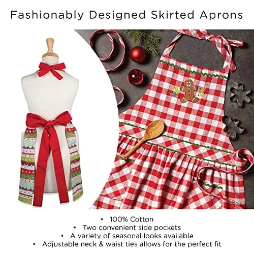 DII Celebrate St. Patrick's Day Kitchen Collection Apron Lucky Clover | Adjustable Cotton Apron for Irish Festivities thumbnail 7