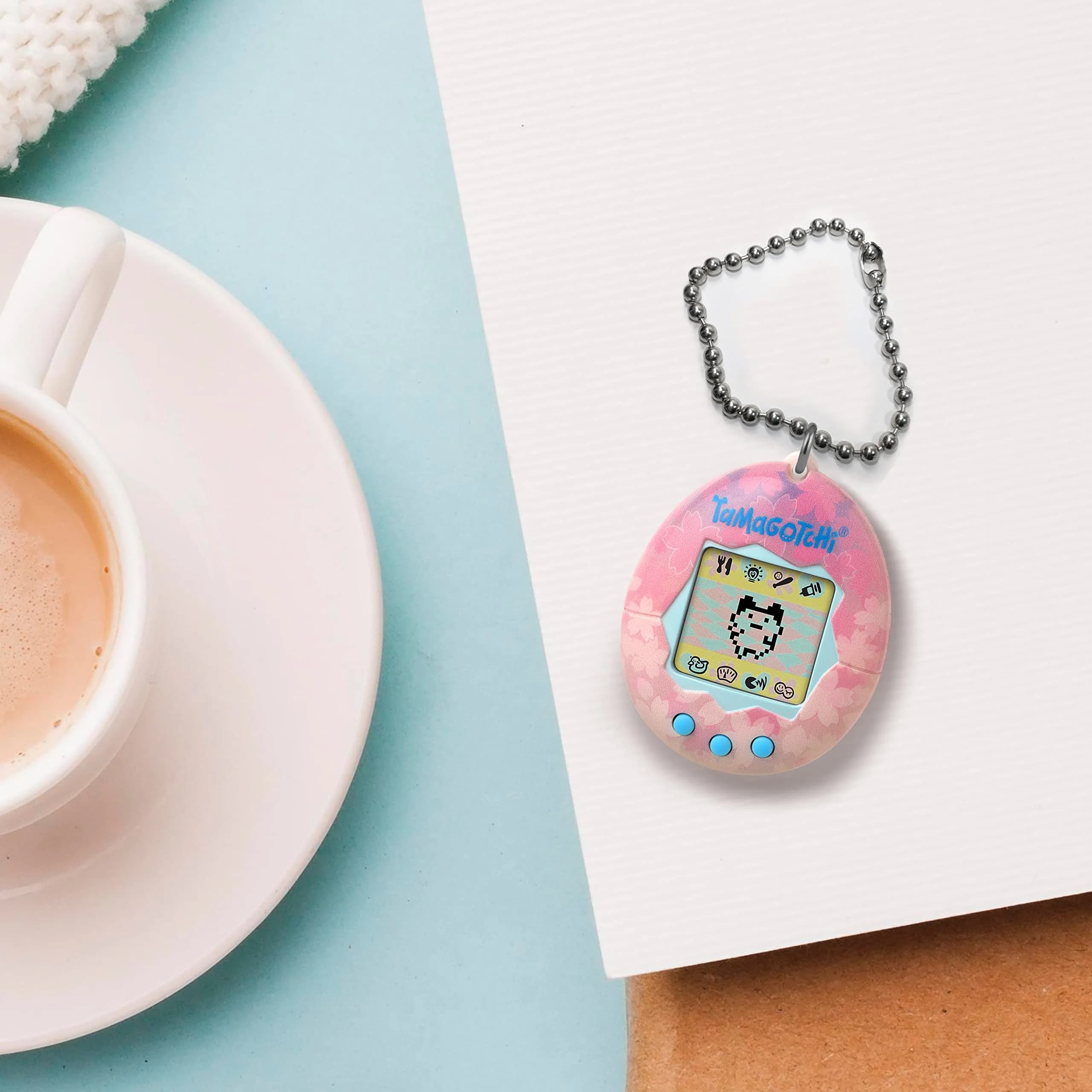 Tamagotchi Original Sakura Electronic Pet | Retro Flower Design - view 3
