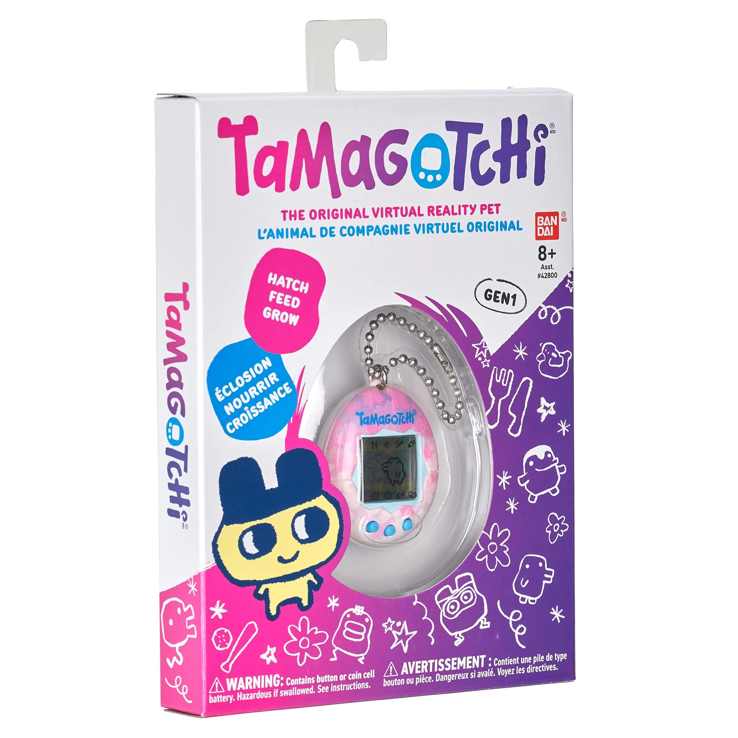 Tamagotchi Original Sakura Electronic Pet | Retro Flower Design - view 7
