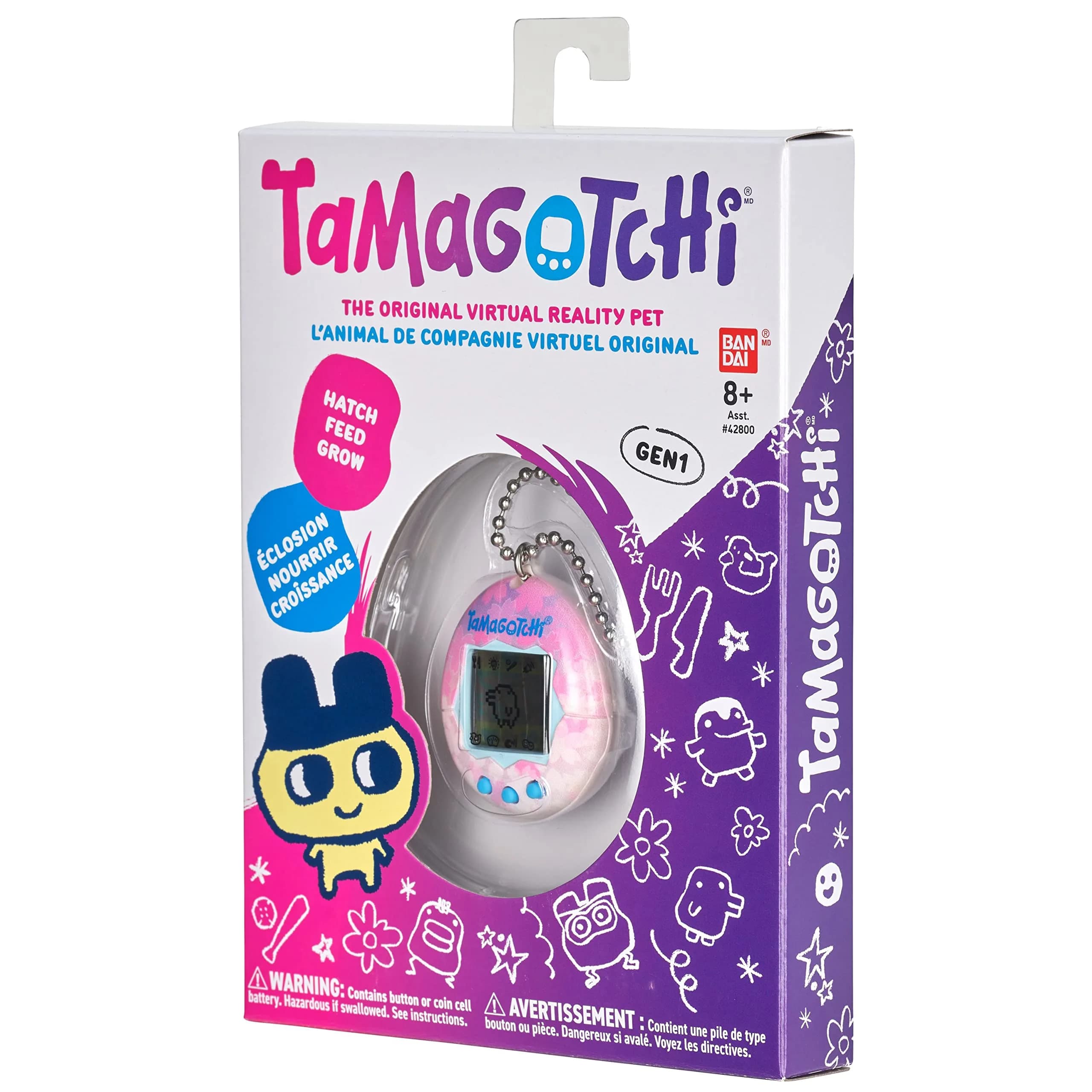 Tamagotchi Original Sakura Electronic Pet | Retro Flower Design - view 9
