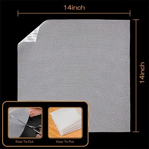 DOSTK Silicone Dehydrator Sheets 12 PCS 35.6cm x 35.6cm (14" x 14") | Premium Non-Stick Reusable Tray Liners thumbnail 6