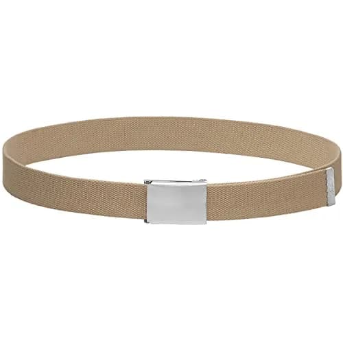 Falari Canvas Web Belt Fully Adjustable 135cm | Stylish Casual Belt with Silver Buckle thumbnail 4
