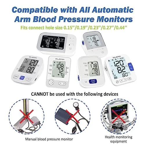 ELERA Pediatric Blood Pressure Cuff for Kids & Women - Small Child Replacement BP Cuff 15cm (5.9") | Compatible with Most Automatic Monitors thumbnail 2