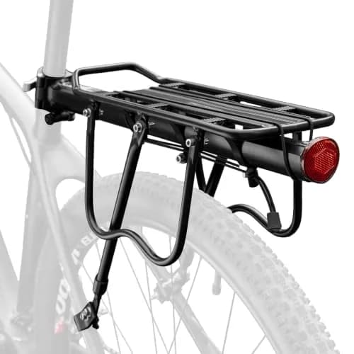 ROCKBROS Rear Bike Rack Adjustable 165 lbs Capacity | Tool-Free Quick-Release Bike Back Rack thumbnail 1
