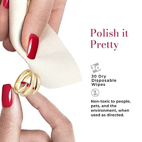 CONNOISSEURS Jewelry Wipes - 30 Pack | Fast Jewelry Cleaning & Tarnish Protection thumbnail 3