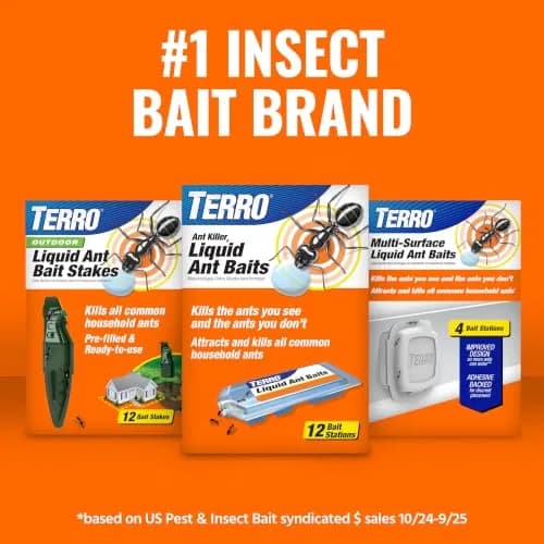 Terro Pesticide Liquid Ant Bait Killer & Trap - 8 Bait Stations | Kills Household Ants thumbnail 7