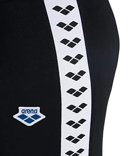 ARENA Icons Biking Caren Tight Shorts, Black/White/Black, XS | Unisex Cycling Shorts for Indoor & Outdoor Use thumbnail 5