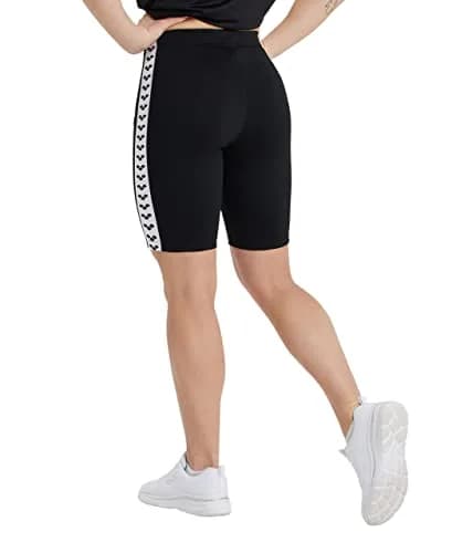ARENA Icons Biking Caren Tight Shorts, Black/White/Black, XS | Unisex Cycling Shorts for Indoor & Outdoor Use thumbnail 3