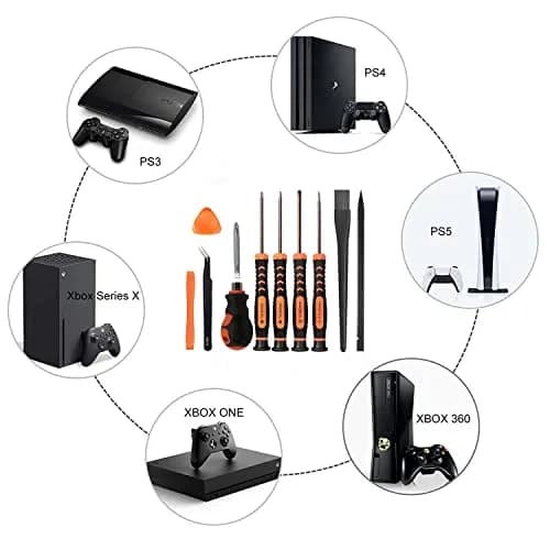 UYXiNONE Screwdriver Set for PS5 PS4 PS3 | Durable S2 Steel, Magnetic, Wide Application thumbnail 7