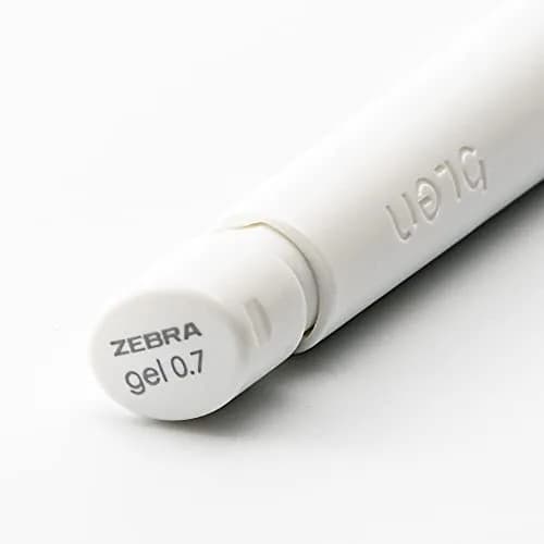 Zebra Pen bLen White Retractable Gel Pen, Black Ink, 0.7mm, 12-Pack | Smooth Ink Flow Writing Instrument thumbnail 6