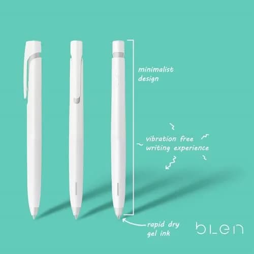 Zebra Pen bLen Retractable Gel Pen 0.7mm Medium Point 12-Pack | Smooth Writing Instrument thumbnail 6