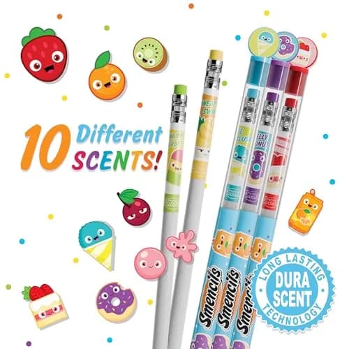 Scentco Graphite Smencils (2 Pack) HB #2 Scented Pencils, 20 Count | Recycled Newspaper & Long-Lasting Scents thumbnail 2