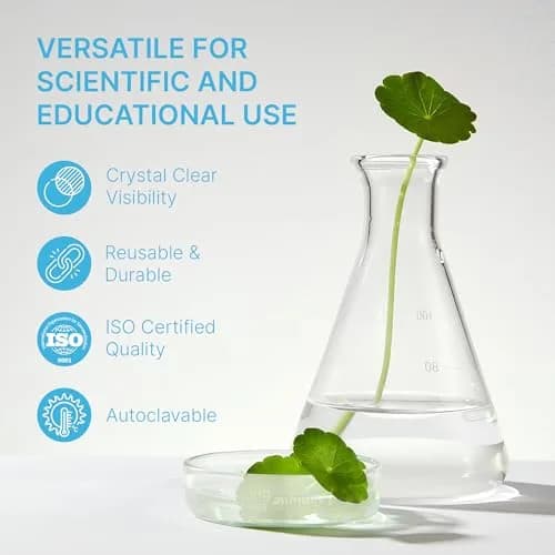 Microyn Borosilicate Glass Petri Dish with Lid, 120 mm | Reusable, Autoclavable Labware for Research & Education thumbnail 4