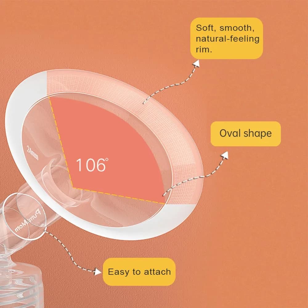 PUMPMOM-US 24mm Flanges Compatible with Spectra S2 S1 Breastpump Parts | BPA-Free Breast Pump Accessories - view 7
