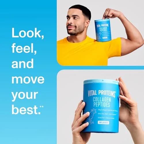 Vital Proteins Collagen Peptides Powder Unflavored 537g (19.3oz) | Supports Hair, Skin, Nails, Bones & Joints thumbnail 8