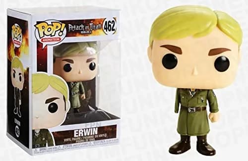 POP Attack on Titan Erwin Smith (One-Armed) Funko Pop! Vinyl Figure 9.5cm (3.75 inches) | Collectible Anime Figure thumbnail 6
