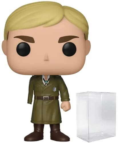 POP Attack on Titan Erwin Smith (One-Armed) Funko Pop! Vinyl Figure 9.5cm (3.75 inches) | Collectible Anime Figure thumbnail 1