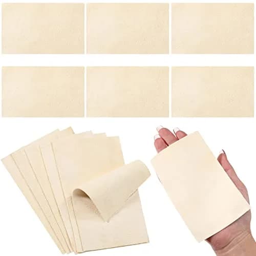 Potchen 20 Pieces Pre Cut Chamois Pottery Clay Ceramic Tool | Soft Absorbent Leather for Pottery & Crafts thumbnail 1