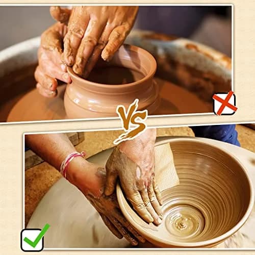Potchen 20 Pieces Pre Cut Chamois Pottery Clay Ceramic Tool | Soft Absorbent Leather for Pottery & Crafts thumbnail 4