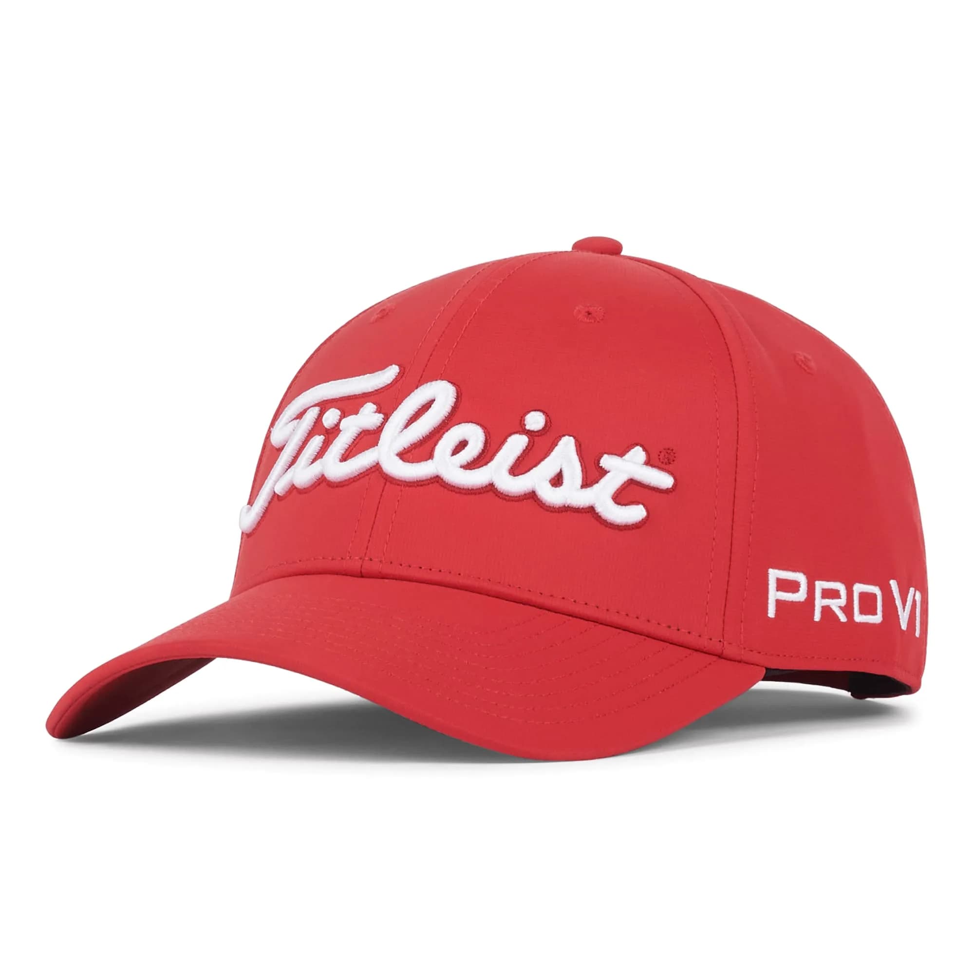 Titleist Tour Performance Golf Hat, Red/White | Sun Protection & Breathable Mesh (70-120 chars)