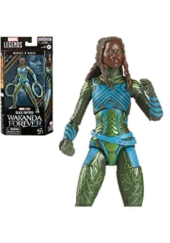 Marvel Legends Series Black Panther Wakanda Forever Nakia 6-Inch MCU Action Figure Toy, 5 Accessories, 1 Build-A-Figure Part thumbnail 1